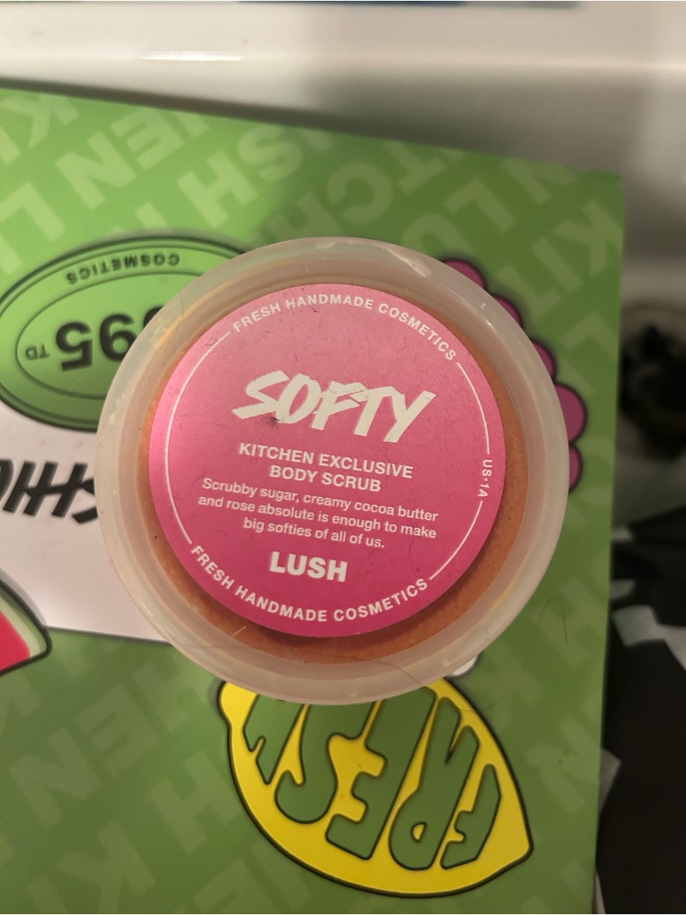 Lush Softy Kitchen Exclusive Body Scrub - Pink